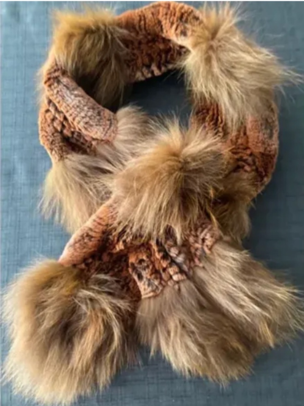 Rabbit/Fox Fur Scarf